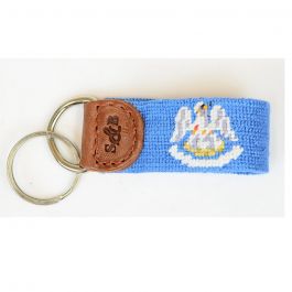 SimplyKeychainsBySam Louisiana State Keychain with Cities