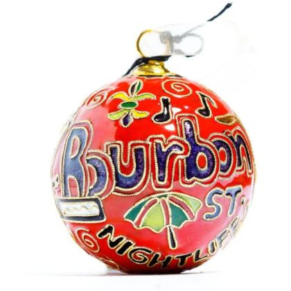 Bourbon Jazz Shatterproof 24k Gold Plated Ornament