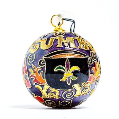 Gumbo Ya Ya Shatterproof 24k Gold Plated Ornament