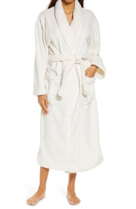 Ladies Plush Fleece Robe by Majestic International