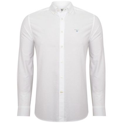 100% Cotton Solid Oxford Sport Shirt by Barbour