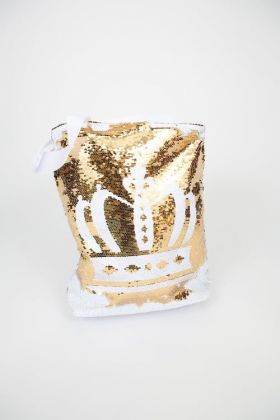 Ladies Queen Sequin Tote by the Mardi Gras Collection