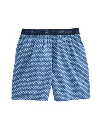 Boys Holiday Whale Boxer Shorts by Vineyard Vines