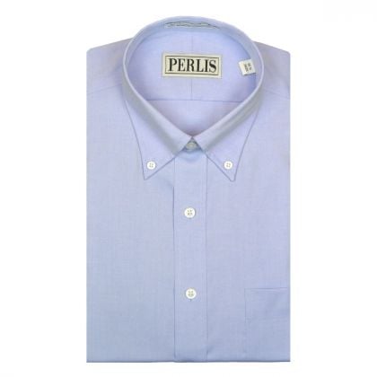 Perlis Non-Iron Pinpoint Button Down Dress Shirt