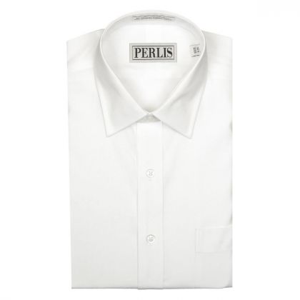 Perlis Non-Iron Pinpoint Spread Collar Dress Shirt