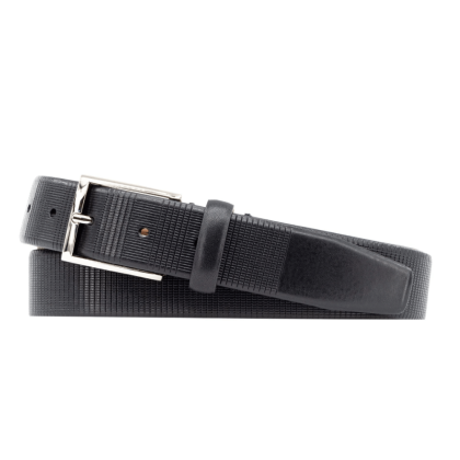 Black Italian Saddle Leather Belt by Martin Dingham