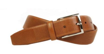 Tan Italian Saddle Leather Belt by Martin Dingman