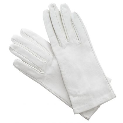 Carolina Amato Wrist Length Leather Gloves