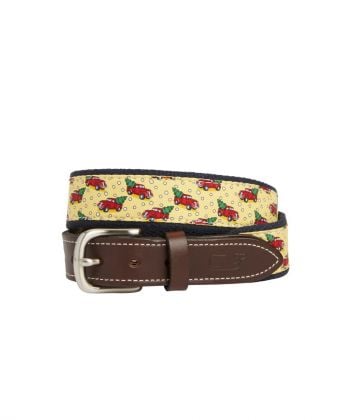 Youth Truck and Tree Canvas Club Belt by Vineyard Vines