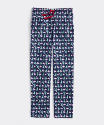 Youth Holiday Santa Whale Lounge Pants by Vineyard vines