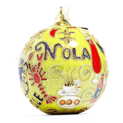 Nola Food 24k Gold Plated Ornament by Kitty Keller