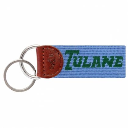 Tulane Text Key Fob by Smathers & Branson