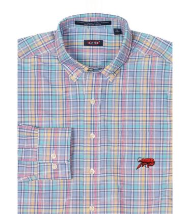 Crawfish Performance Plaid Wrinkle Free Classic Fit Sport Shirt