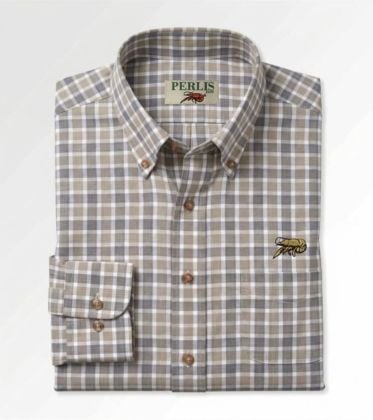 Crawfish Gameday Check Wrinkle Free Classic Fit Sport Shirt