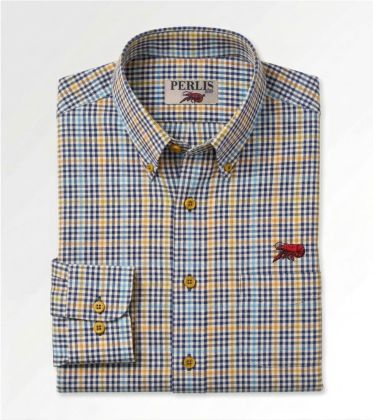 Crawfish Wrinkle Free Classic Fit Multi Gingham Sport Shirt