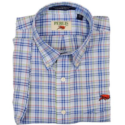 Crawfish Multi Check Wrinkle Free Classic Fit Sport Shirt