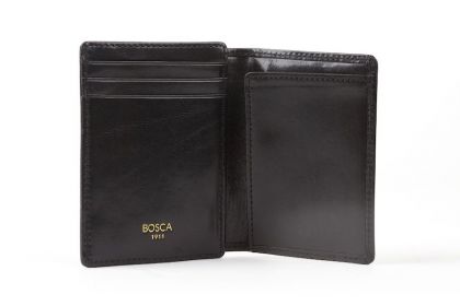Front Pocket Old Leather ID Wallet by Bosca