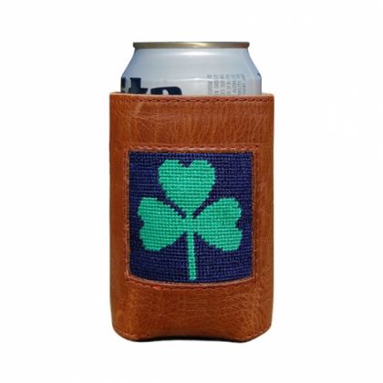 Shamrock Leather Coozie by Smathers & Branson
