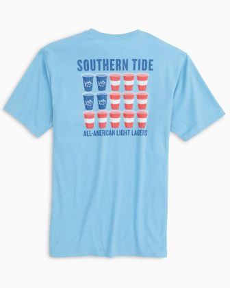 All American Light Lager Tee by Southern Tide