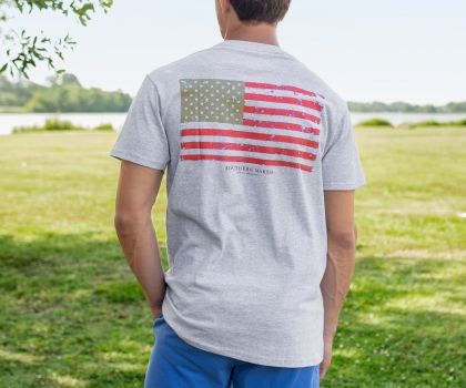 American Vintage Flag T-shirt by Southern Marsh