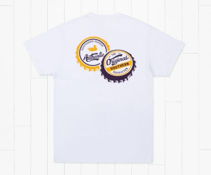 Vintage Bottle Caps Tee by Southern Marsh