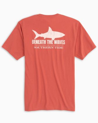 Beneath The Waves Shark Tee by Southern Tide