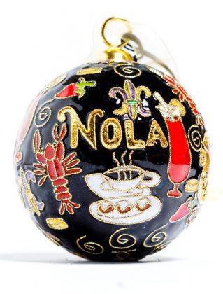 Nola Foods 24k Gold Plated Ornament by Kitty Keller Designs