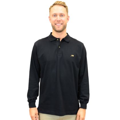 Crawfish Long Sleeve Stretch Pique Polo