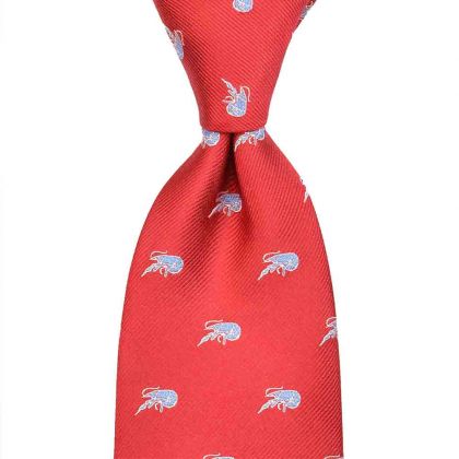 Handmade Crawfish Club Tie