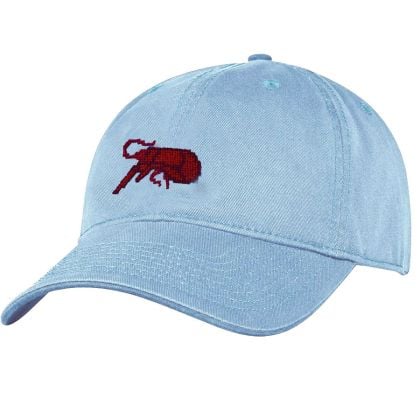 Crawfish Needlepoint Hat by Smathers and Branson