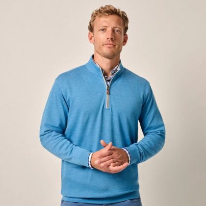 Sully Heather 1/4 Zip Pullover by Johnnie-O