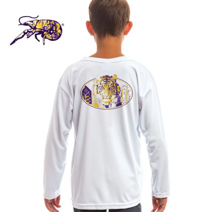 Youth Crawfish Geaux Tigers Sun Shirt