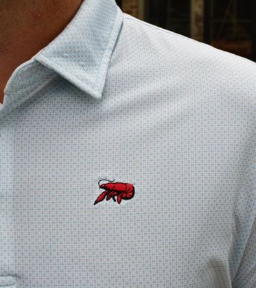 Crawfish Star Dot Performance Polo