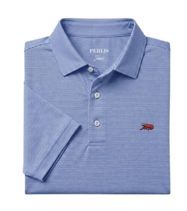 Crawfish Micro Stripe Performance Polo