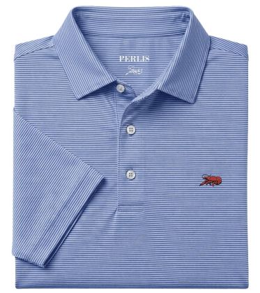Crawfish Micro Stripe Performance Polo