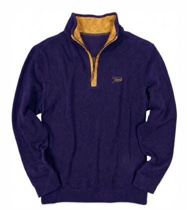 Crawfish Gameday Brushed Poly 1/4 Zip