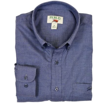 Crawfish Mini Houndstooth Standard Fit Sport Shirt