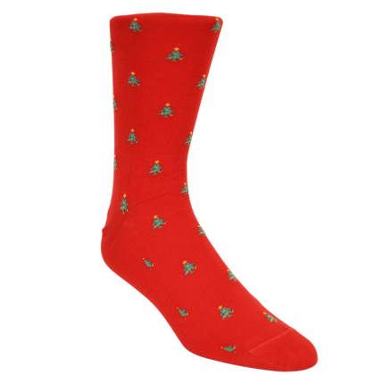 Crawfish Christmas Tree Pima Sock