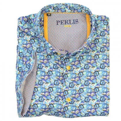 Perlis 1939 Beer Cans Sport Shirt by Luchiano Visconti