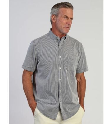 Stretch Knit Seersucker Shirt by True Grit