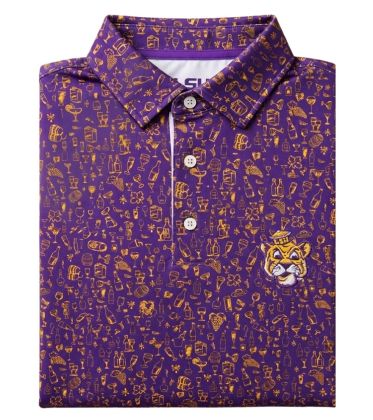 LSU Vault Happy Hour Performance Polo