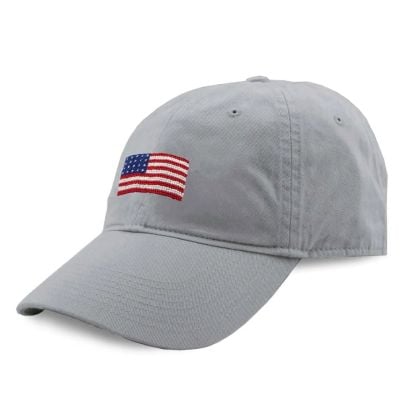American Flag Needlepoint Hat by Smathers & Branson