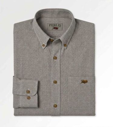 Crawfish Gameday Mini Houndstooth Wrinkle Free Standard Fit