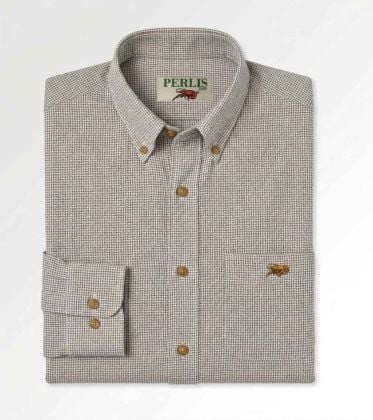Crawfish Gameday Mini Houndstooth Wrinkle Free Standard Fit