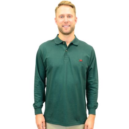 Crawfish Long Sleeve Stretch Pique Polo