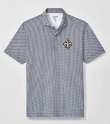 Saints Crosslink Performance Jersey Polo by Johnnie-O