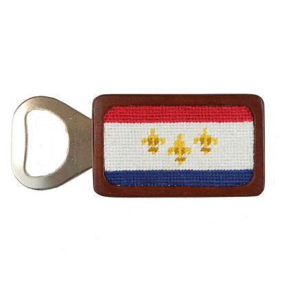 New Orleans Flag Bottle Opener by Smathers & Branson