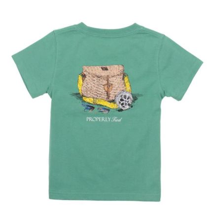 Youth Fly Basket Pocket Tee by Properly Tied