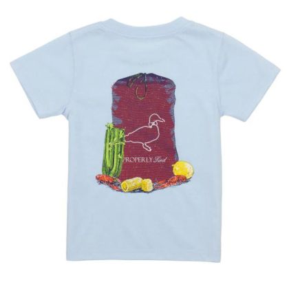 Youth Crawfish Sack Pocket Tee by Properly Tied