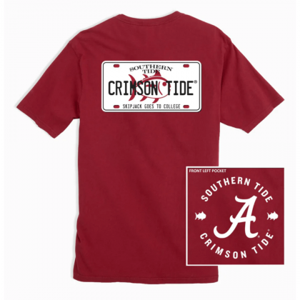 Gameday License Plate Tee by Southern Tide